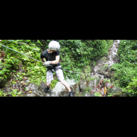 lost canyon rappel 
 - Costa Rica