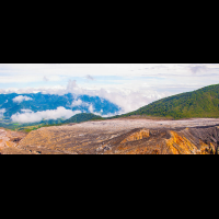 poas volcano side viewing congo volcano
 - Costa Rica