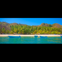 shoreline tortuga island 
 - Costa Rica