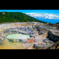 poas main crater
 - Costa Rica