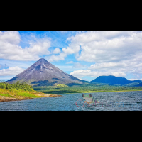 arenal volcano view from lake arenal 
 - Costa Rica